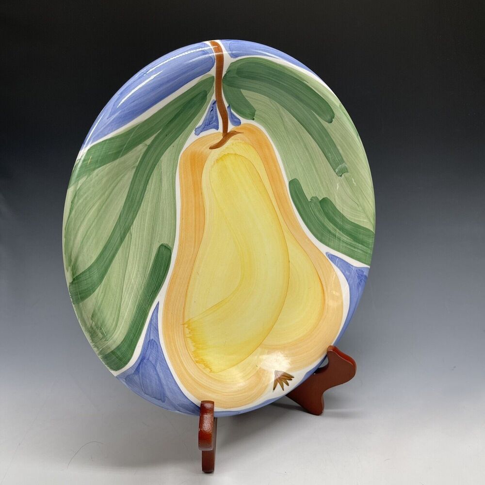 Bella Ceramica (1) Dinner Plate Fruit 10.5" - Picture 2 of 5